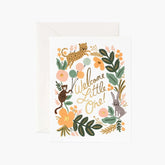 Menagerie Baby Card